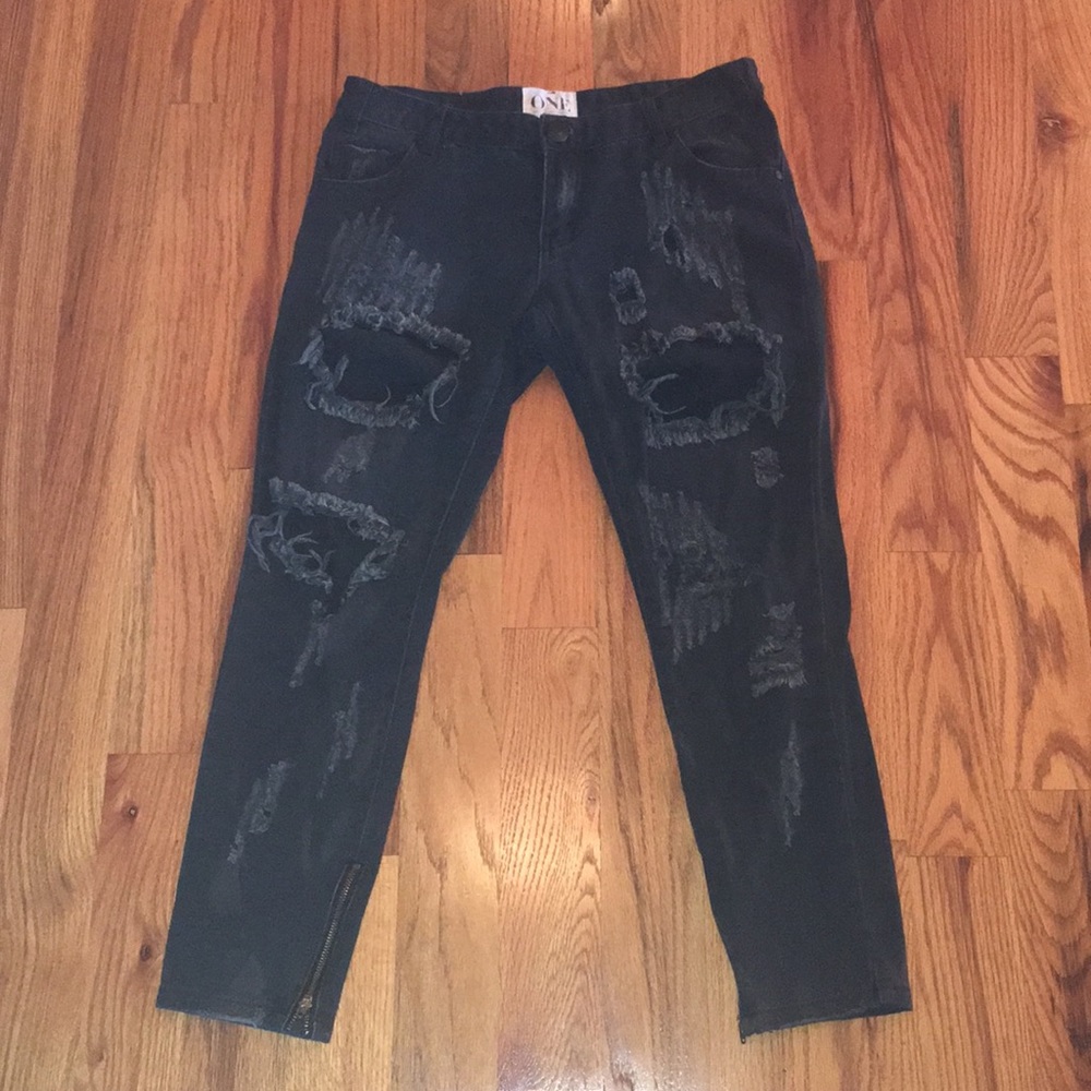 Trashed Freebird Denim